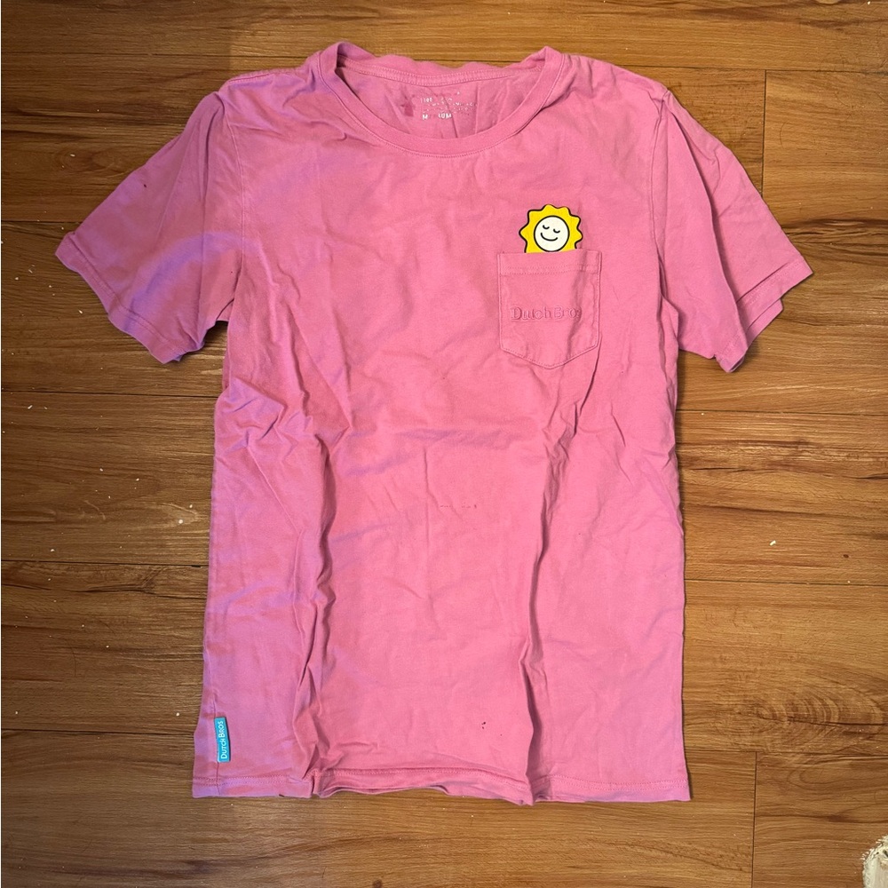 Dutch bros pink tee